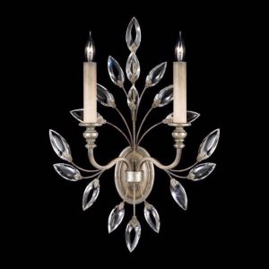 Crystal Laurel Sconce