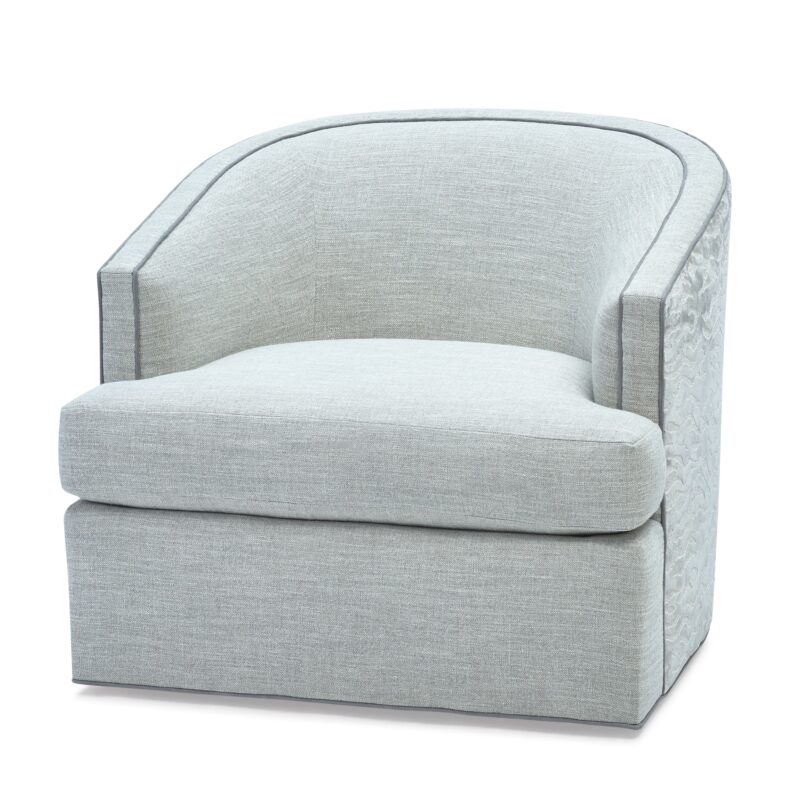 A stylish and comfortable swivel seating option perfect for any room.